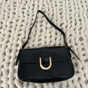 Mini black purse